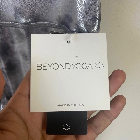 Beyond Yoga Metallic Tie Dye High Waisted Midi Legging - Picture 6 of 12